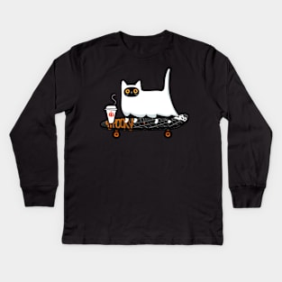 Spooky Sk8er Kids Long Sleeve T-Shirt